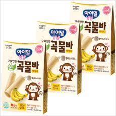 일동후디스 아이밀 냠냠 구워만든 순곡물바 바나나40gx3개, 1개, 바나나