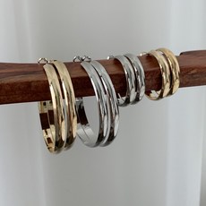 실버빅링귀걸이