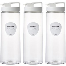 락앤락 잡기쉬운 물병 3p, 화이트, 1.5L, 6개