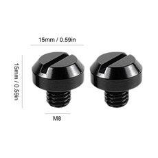 오토바이용품 오토바이용 알루미늄 합금 오토바이 백미러 나사 휴대용 액세서리 8m 10m 2 개, 14) black Clockwise M8, 14) black AntiClock M8