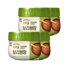 CJ제일제당 다담 보리 쌈장 570g x4개 -