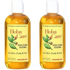 The Jojoba Company 호바케어 호호바 오일 HobaCare 8.44oz(250ml) 2팩, 1개