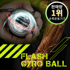 플레시 자이로볼 4세대 전완근 악력 손목 운동기구 스트레칭 파워볼, 1개, 챌린지