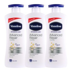 바세린 인텐시브케어 어드밴스드 리페어 바디로션, 600ml, 3개
