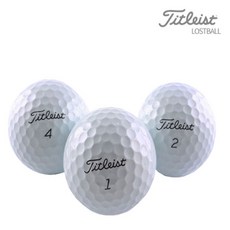 타이틀리스트 A급 로스트볼 PRO V1 + PRO V1X, 흰색, 30개