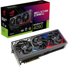 고사양 ASUS ROG Strix GeForce RTX 4090 게이밍 그래픽 카드PCIe 4.0 24GB GDDR6X HDMI 2.1a DisplayPort 1.4a DLSS3, ROG-STRIX-RTX4090-24G-GAMING_B