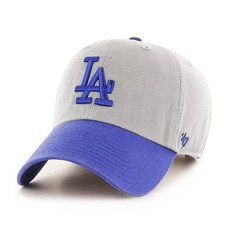 '47 MLB 투톤 클린업 조절 가능한 모자 정품보장, Los Angeles Dodgers, 1개