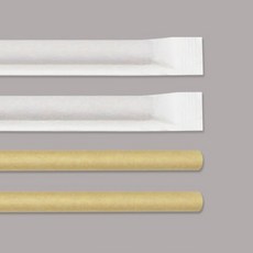 세경 수입)(개별) 종이빨대 11mm x 250mm 크라프트-3000 3000개 BOX