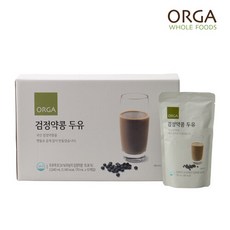 [올가] ORGA 달콤한 검정약콩 두유(170ml x 12포), 검정약콩 두유(170ml x 12포) x 1세트, 1개