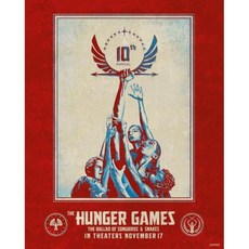 헝거게임 송버드와 뱀의 발라드 13x19 오리지널 무비 포스터 NYCC 2023 LE