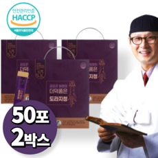 식약처 HACCP 김오곤원장 더덕품은 도라지청 스틱, 2박스, 50개입, 15g