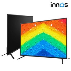 이노스 43인치 E4300UHD 제로베젤 TV 클리어쾀_택배자가설치, 스탠드설치(방문기사설치)