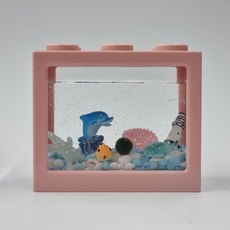 마리모 키우기 세트, 기본형, 핑크, 돌고래세트, 1개
