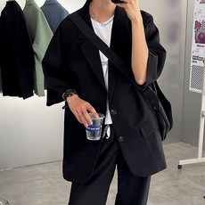 반팔블레이저