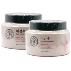 더페이스샵 미감수 브라이트 클렌징 크림 400ml+400ml