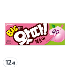 롯데제과 왓따 복숭아, 23g, 120개