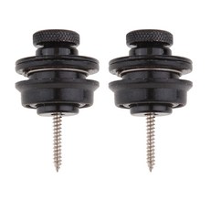 Zeyuan DIY 일렉트릭 기타 부속을위한 2pcs 까만 결박 자물쇠 손잡이 단추, 모델명