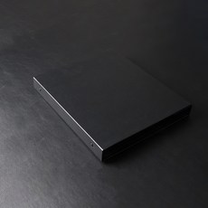 ACA 블랙 인조가죽 포트폴리오 바인더 A4, 1개, 0장