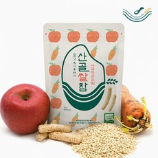 [산골이유식]산골쌀참_사과당근스틱5봉
