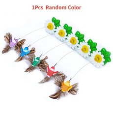 재미있는 귀여운 특이한 전기 고양이 자동 회전 나비 새, 2.Bird 1Pcs, 1개