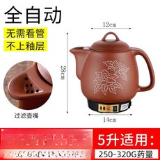 가정용 약탕기 십전대보탕 총명탕 전기쿠커 홍삼 제조기 약탕기추천 중탕기, 5L, 1개