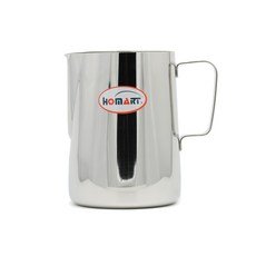 [홈아트] JY7103-4 스팀피처 밀크저그 1000ml (눈금표시), 실버, 1개