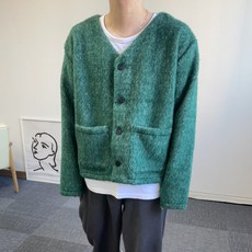 아워레가시모헤어가디건