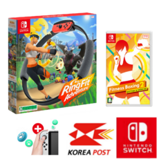 닌텐도 SWITCH 피트니스 복싱 2 게임타이틀, 닌텐도 피트니스복싱 2+링피트 어드벤처+조이콘 악세사리