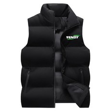 FENDT Chaleco sin mangas para hombre Chaquetas acolchadas de algodon abrigos cuello alto ropa calida, XXXL, 1, 1개