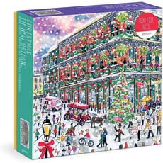 Michael Storrings Christmas in New Orleans 1000 Piece Puzzle with Square Box, Galison, Michael Storrings Christmas .., Galison Mudpuppy(저),Galison..