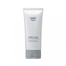 물건짱 아이오페 맨 퍼펙트 클린 올인원 클렌저125ml 남성 세안제 클렌징폼 옴므 팩 마사지 비누 젤, 1