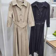 미센스 MB43OPM184A 벨트옵션셔츠형원피스