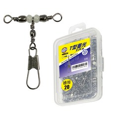 오아시 / 원터치 T형 삼각도래 20개 세트 / 특수 도래의 진화 / 자작 DIY / 오모리 / 갑오징어 / 광어 다운샷 채비 / 채비 걸림이 없는 무미늘 특수 도래 / 한치 대박, 20개입 덕용