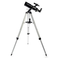 Celestron 파워시커 80AZS 천체망원경 조리개 80mm 입문자용 망원경 수동 경위대 작고 휴대하기 편함 보너스 천문학 소프트웨어 패키지