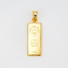 바울레토 24k 순금 3.75g 샤이니 골드바 펜던트