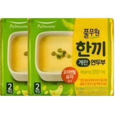 풀무원 한끼 계란 연두부 2입, 236g, 2개