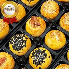 30년 전통 달인의 정성 가득한 명품 수제 만쥬 (35g/개당) 선물세트 견과류 고명+달달한 백앙금이 가득(30구만 보자기 포장), 350g, 1세트