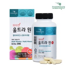 파마젠 울트라 멀티비타민앤미네랄 100정, 1200mg