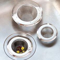 거름망 싱크대 스텐 배수구, 1개, 대형