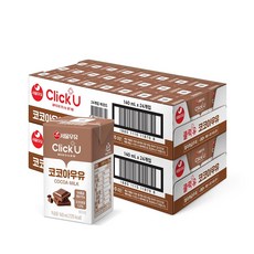 서울우유 클릭유 코코아우유 140ml 48개