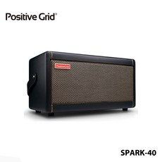 Positive Grid Spark 40 어쿠스틱 기타 앰프 일렉트릭 기타 효과 일렉트릭 베이스 기타 앰프 휴대용 블루투스 앰프, 검은색