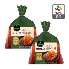 비비고 포기 배추김치, 5kg, 2개