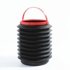 접이식 다용도 물통, 블랙, 1개