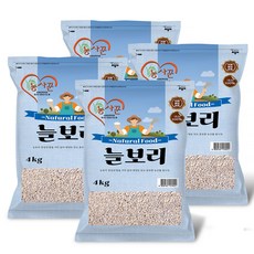 농사꾼 늘보리쌀 16kg(4kg x 4포) 보리 2023년산 햇보리, 4개