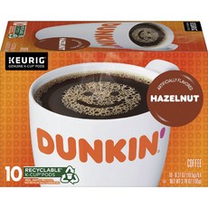 던킨도너츠 커피캡슐 헤이즐넛 K-컵, 10.5g, 10개