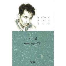 웅진북센 풀이 눕는다 한국 대표 명시선 100, One color | One Size@1