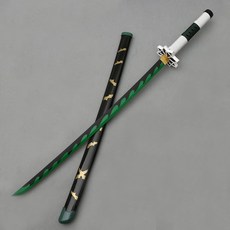 귀멸의 칼날 카나에 검 칼 탄지로 젠이츠 코스프레 소품 무기, R + 기본