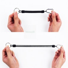 원밀스토어 카라비너 스프링 스트랩 카라비너스프링고리, 1개