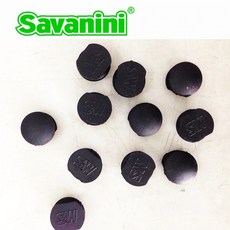 Savanini 브랜드 작은 라운드 블랙 고무 안티-슬립 펠렛 카펫 페달의 요소, One Color_1 bag 23pcs, One Color_1 bag 23pcs, 상세 설명 참조0