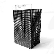 아크릴 루바망 부화통 높이 25cm, 10cm.10cm.25cm(H), 1개